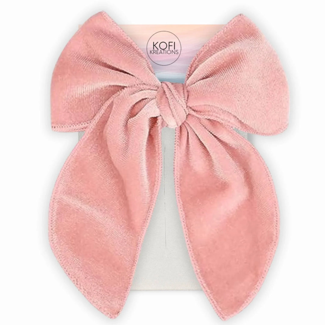 Serged Fable | Velvet Hair Bows