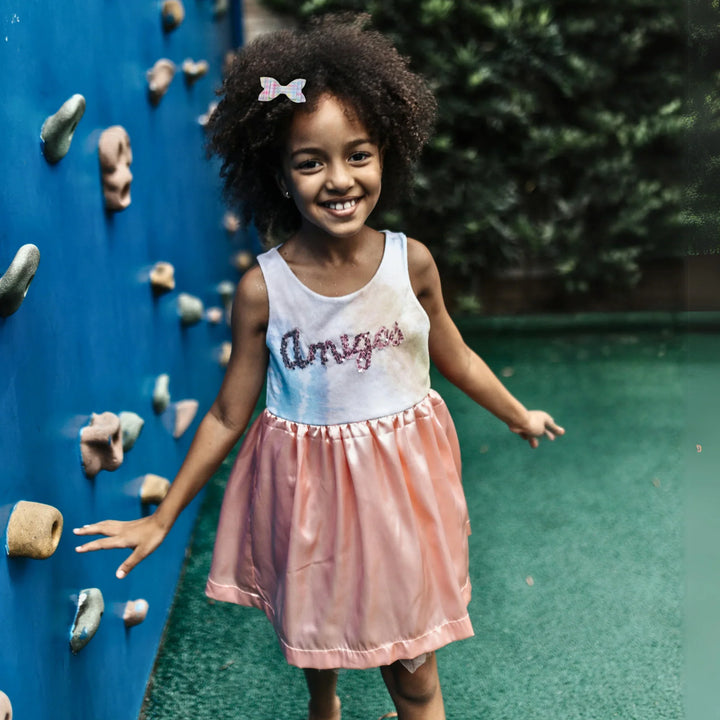 Luna | Springtime Faux Leather Hair Bow