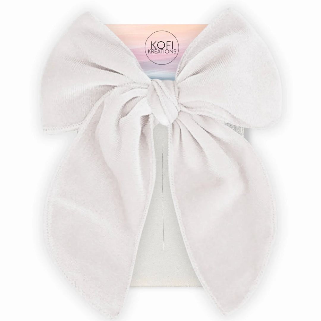 Serged Fable | Velvet Hair Bows
