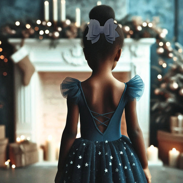 Cobalt Blue | Suede Hair Bow