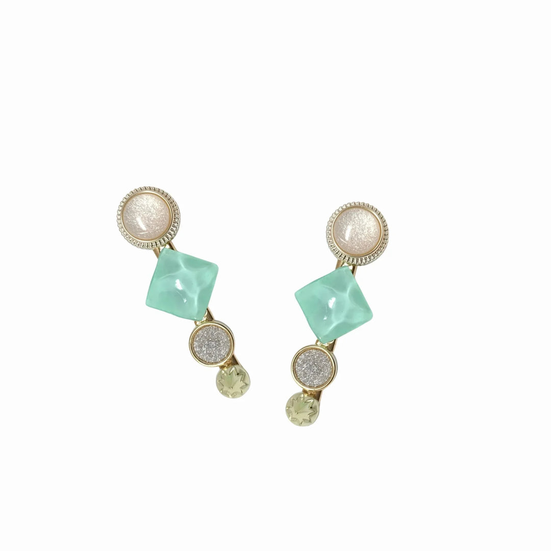 Topaz Gold Hair Clips