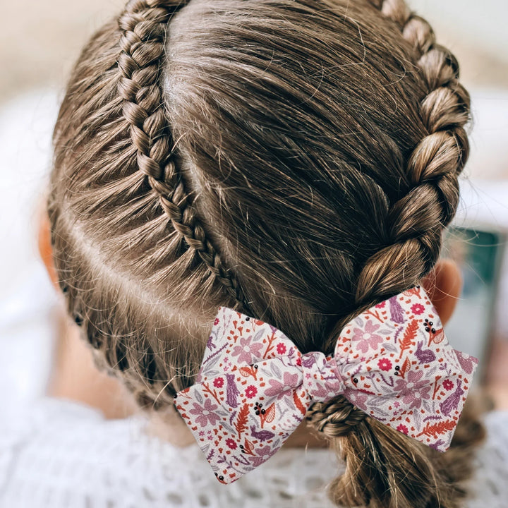 Audrey | Poppy Hand-Tied Hair Bow
