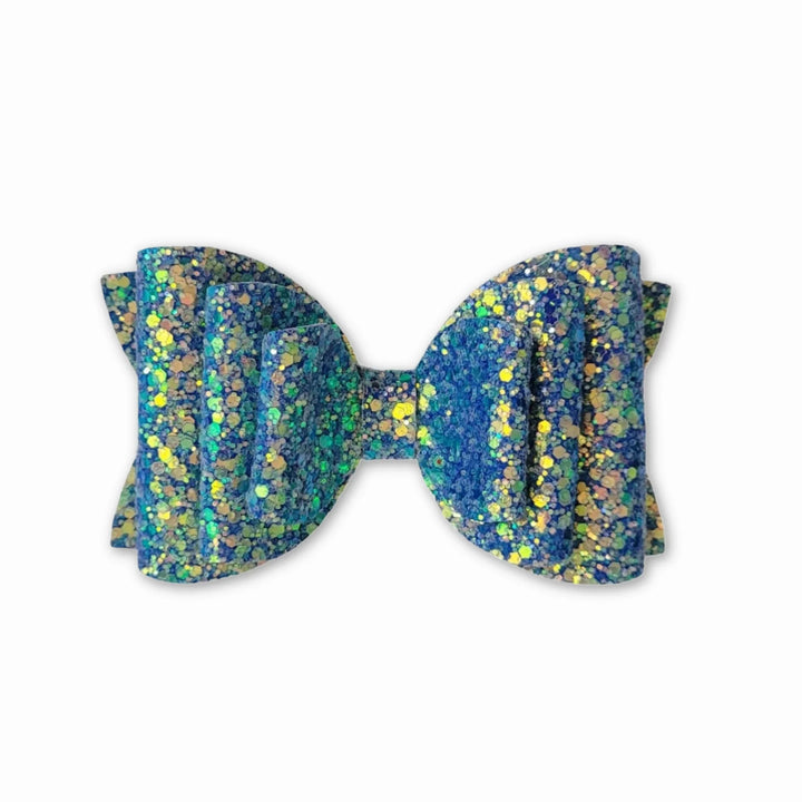 Turquoise Green | Josie Glitter Hair Bow