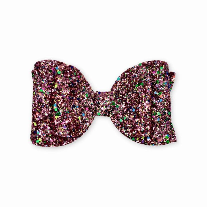 Rouge Pink | Josie Glitter Hair Bow