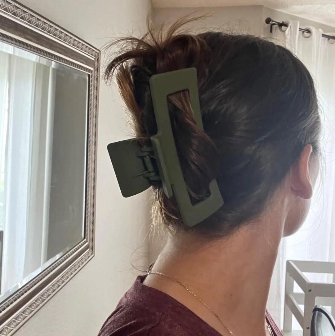Apple Green Box | Hair Claw Clip