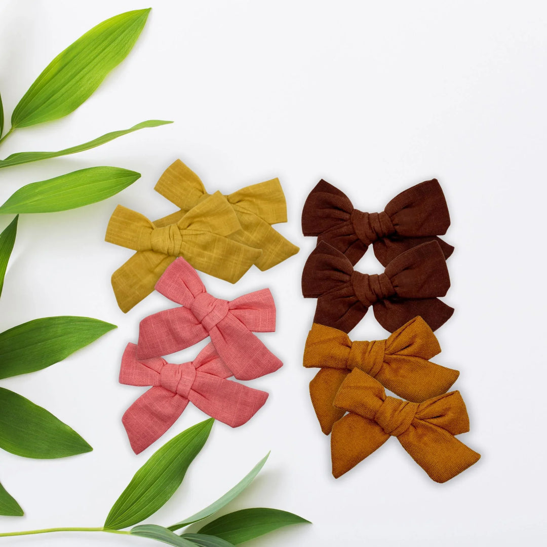 Black Velvet | Pigtail Set - Hand-Tied Bows