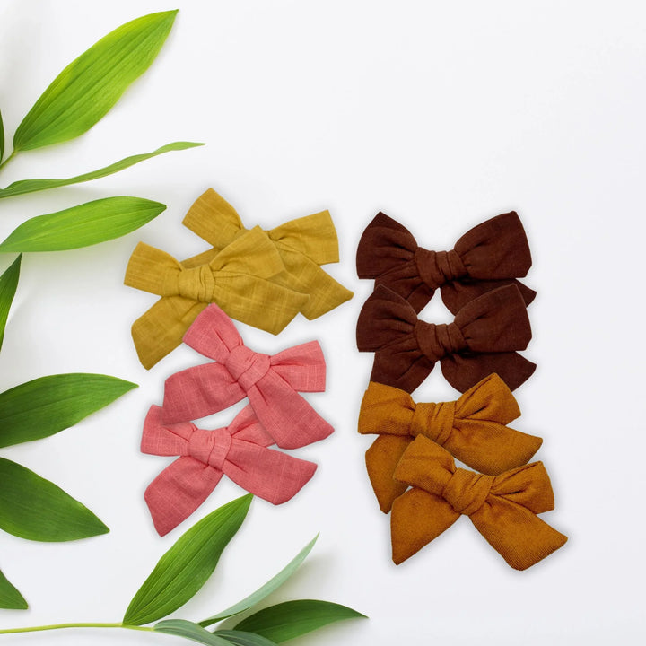 Black Velvet | Pigtail Set - Hand-Tied Bows