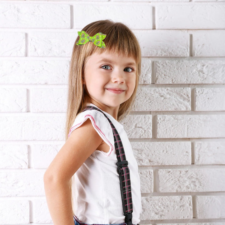 Luna | Lucky Rainbow Faux Leather Bows