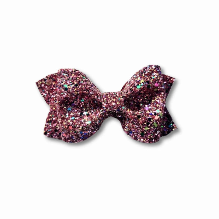 Pinch | Purple Glitter Hair Bow