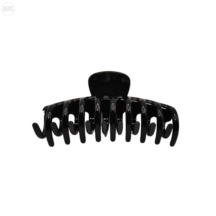 Black Hair Claw Clip - Kofi Kreations