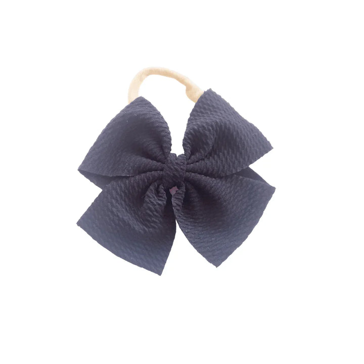 Black Pinwheel Headband - Kofi Kreations