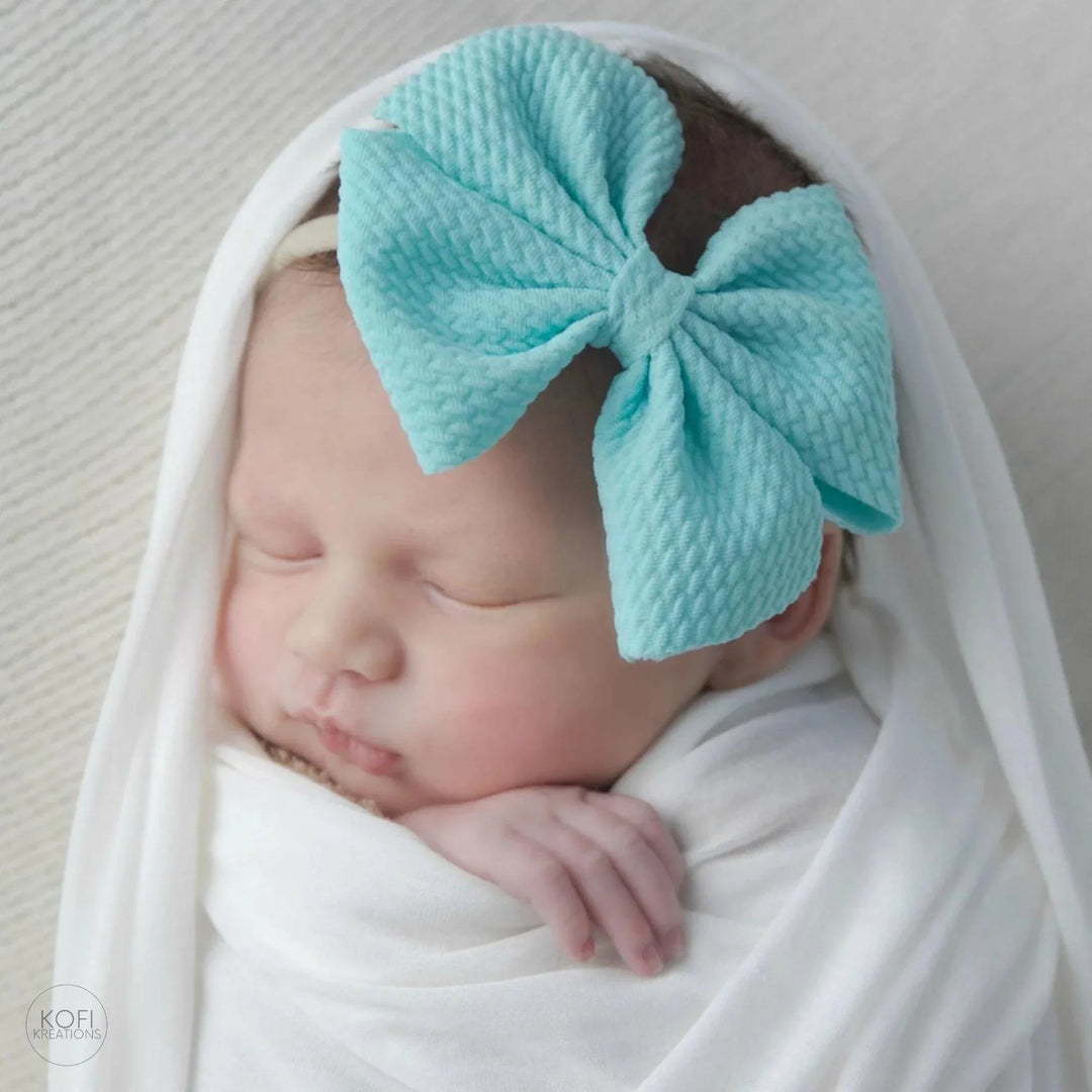 Black Pinwheel Headband - Kofi Kreations