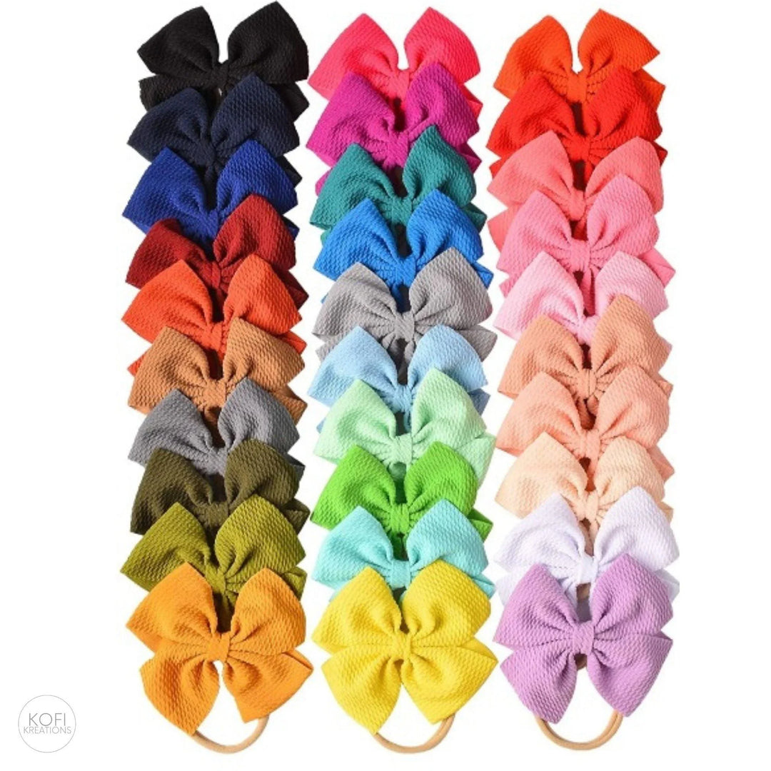Black Pinwheel Headband - Kofi Kreations