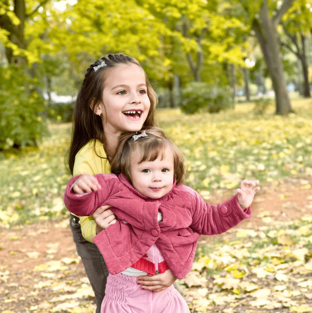 Blue Ice Cream Hair Bows - Kofi Kreations