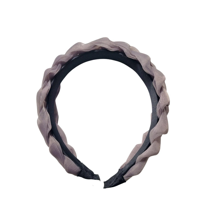 Brown Chiffon Headband - Kofi Kreations
