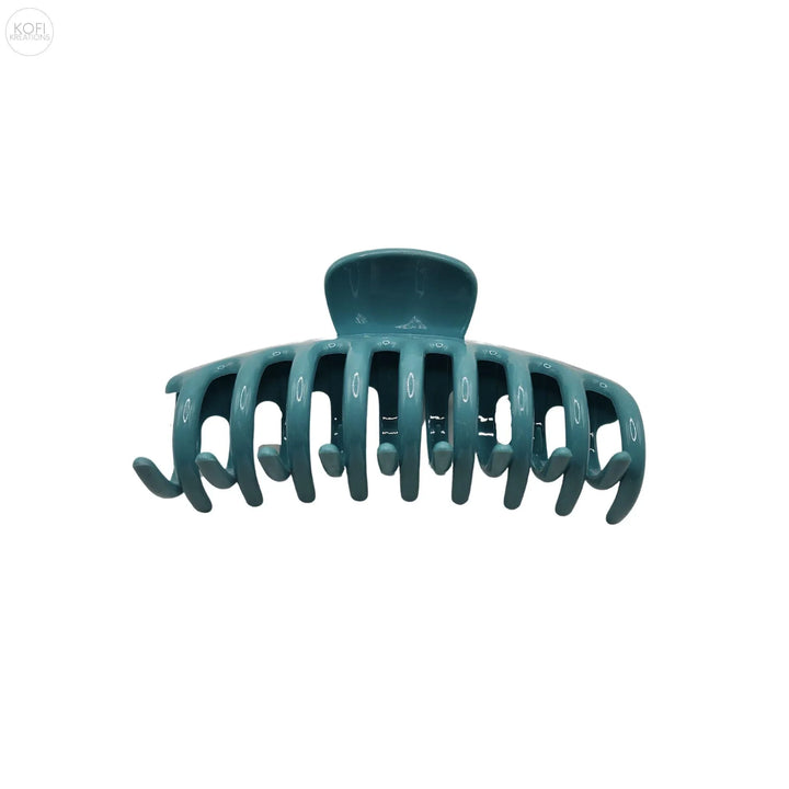 Cadet Blue Hair Claw Clip - Kofi Kreations