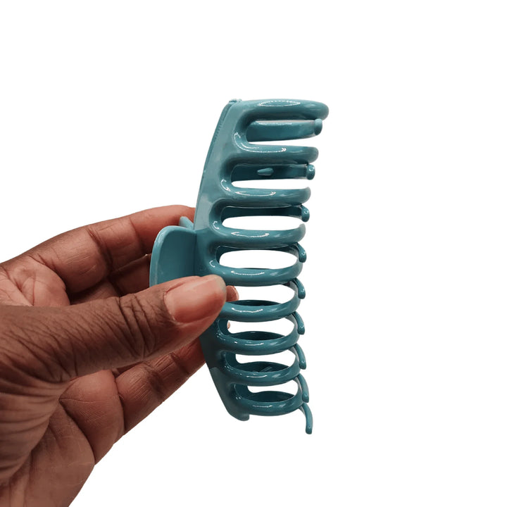 Cadet Blue Hair Claw Clip - Kofi Kreations
