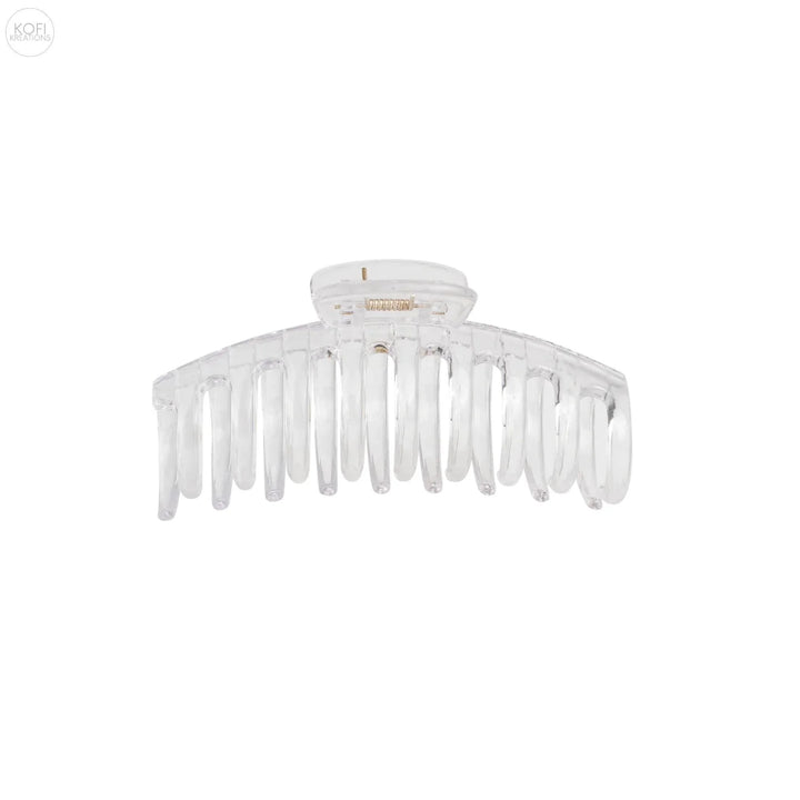 Clear Hair Claw Clip - Kofi Kreations
