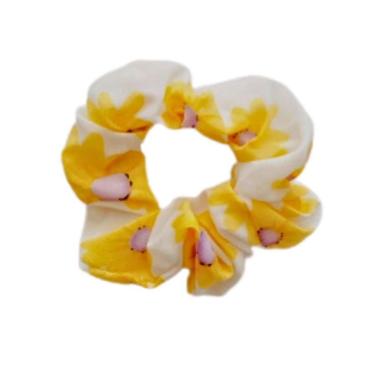 Daisy Chiffon Scrunchie - Kofi Kreations