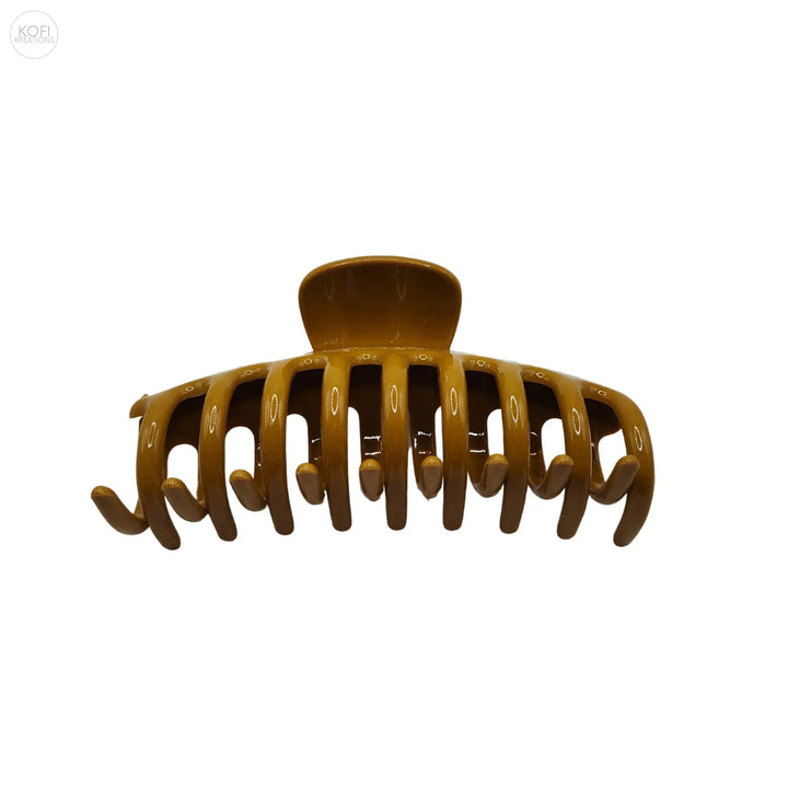 Dark Gold Hair Claw Clip - Kofi Kreations
