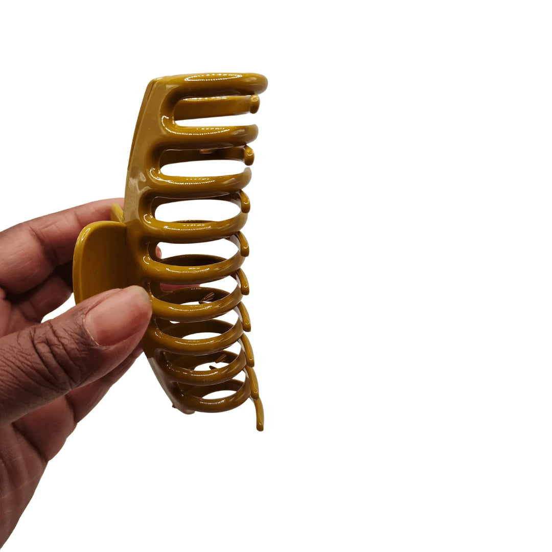 Dark Gold Hair Claw Clip - Kofi Kreations