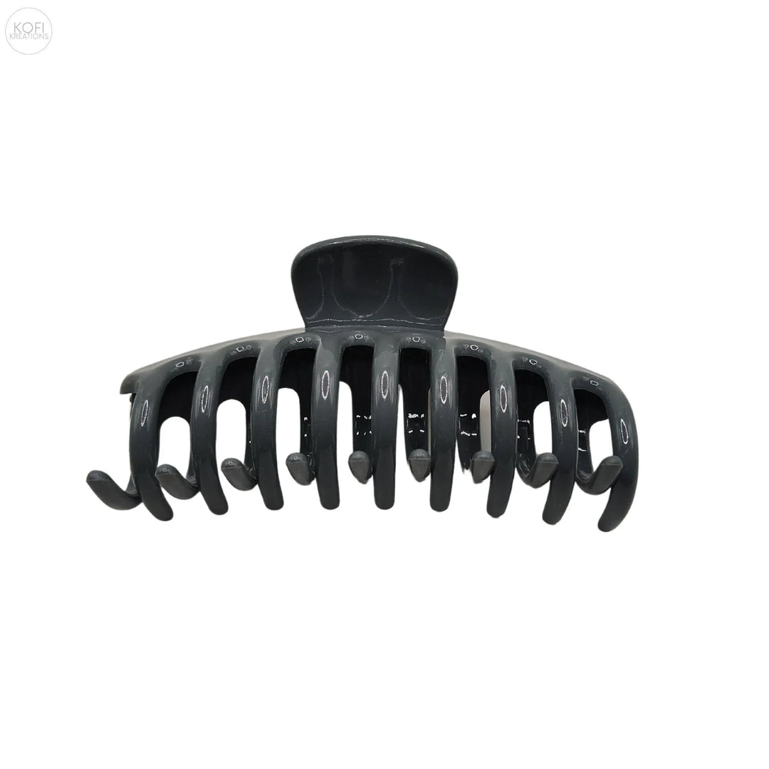 Dark Gray Hair Claw Clip - Kofi Kreations