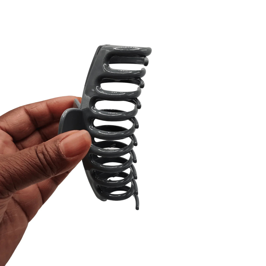 Dark Gray Hair Claw Clip - Kofi Kreations