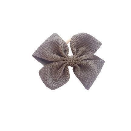 Dark Grey Pinwheel Headband - Kofi Kreations