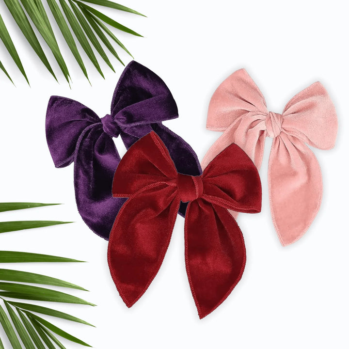 Fable Velvet Hair Bows - Kofi Kreations