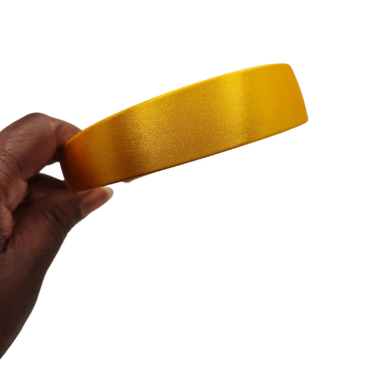 Gold Satin Headband - Kofi Kreations