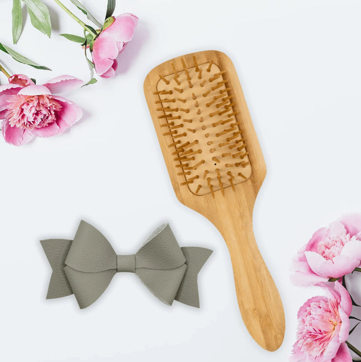 Gray Persephone Hair Bow - Kofi Kreations