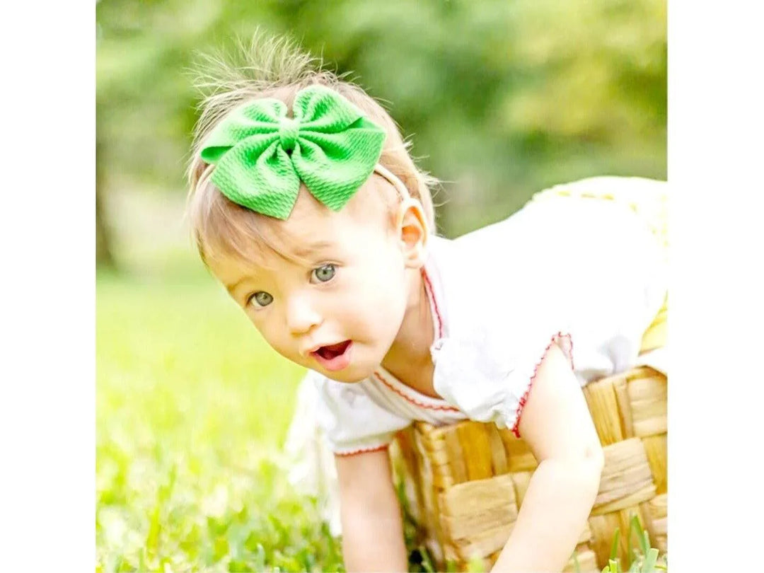 Green Pinwheel Headband - Kofi Kreations