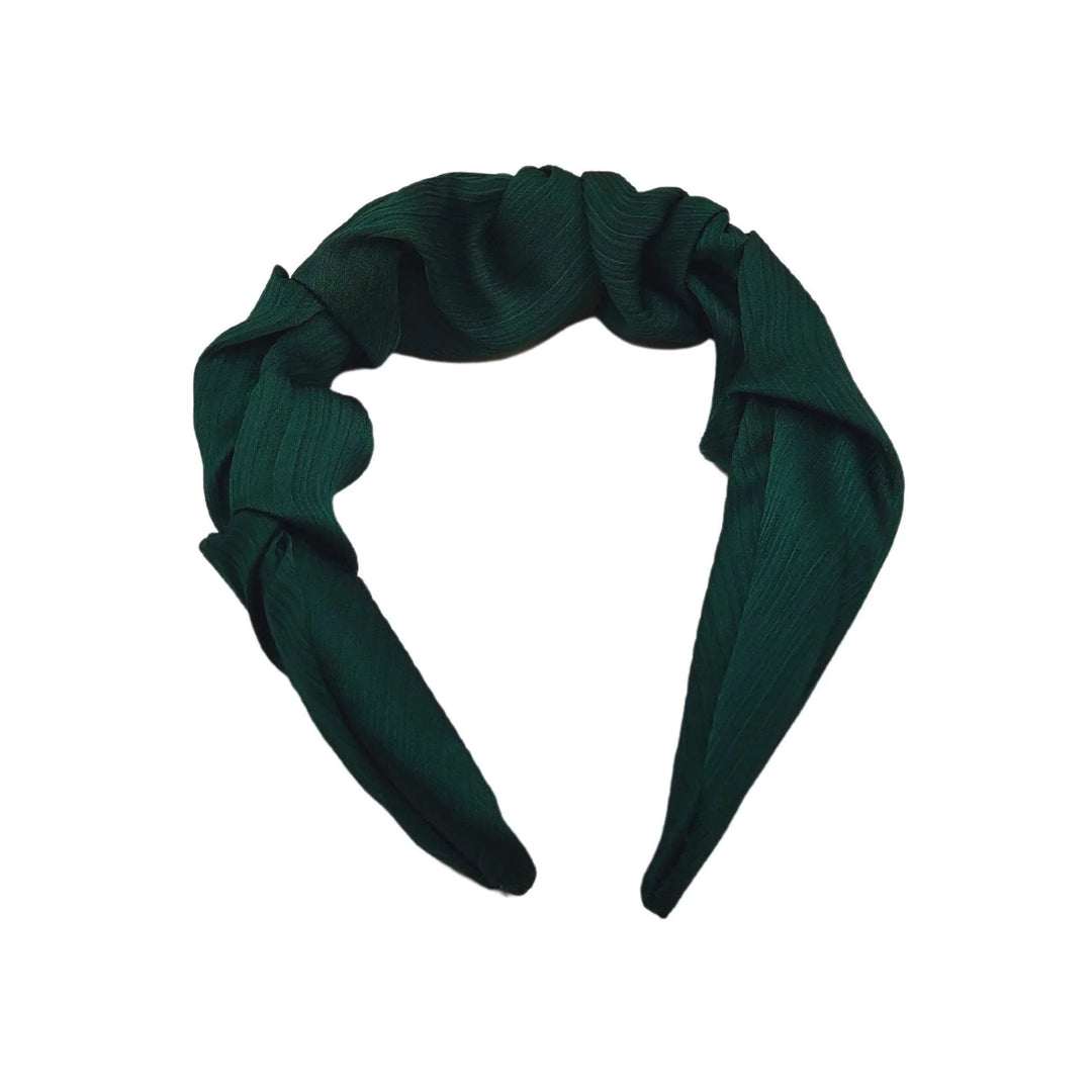 Green Pleated Headband - Kofi Kreations