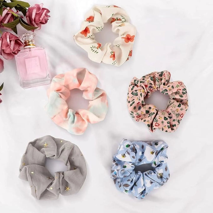 Jackie Chiffon Scrunchie - Kofi Kreations