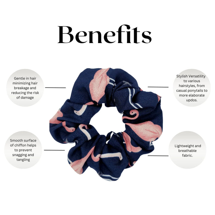 Jackie Chiffon Scrunchie - Kofi Kreations
