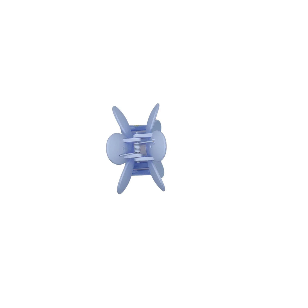 Light Blue Flower Hair Claw - Kofi Kreations