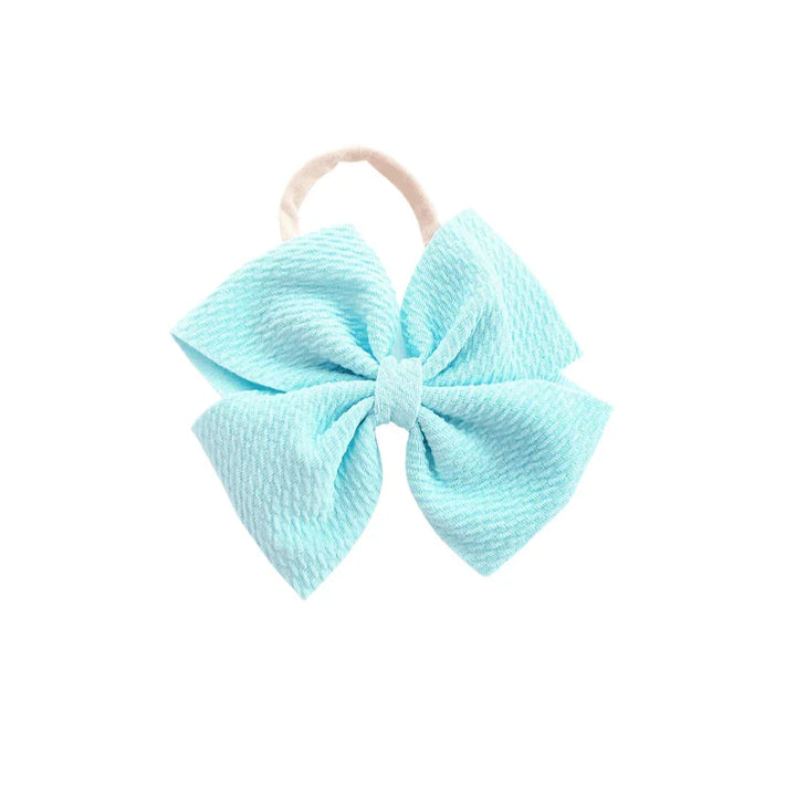 Light Blue Pinwheel Headband - Kofi Kreations