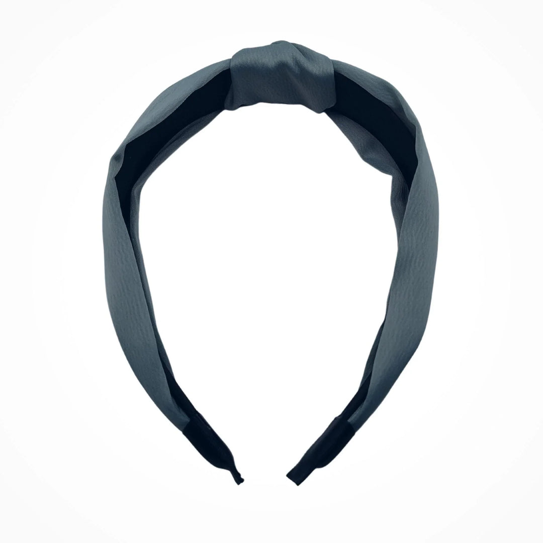 Light Blue Top Knot Headband - Kofi Kreations