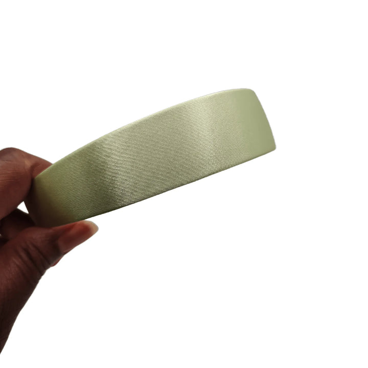 Light Green Satin Headband - Kofi Kreations