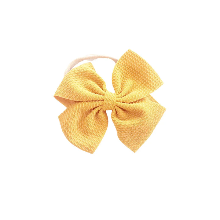 Mustard Pinwheel Headband - Kofi Kreations