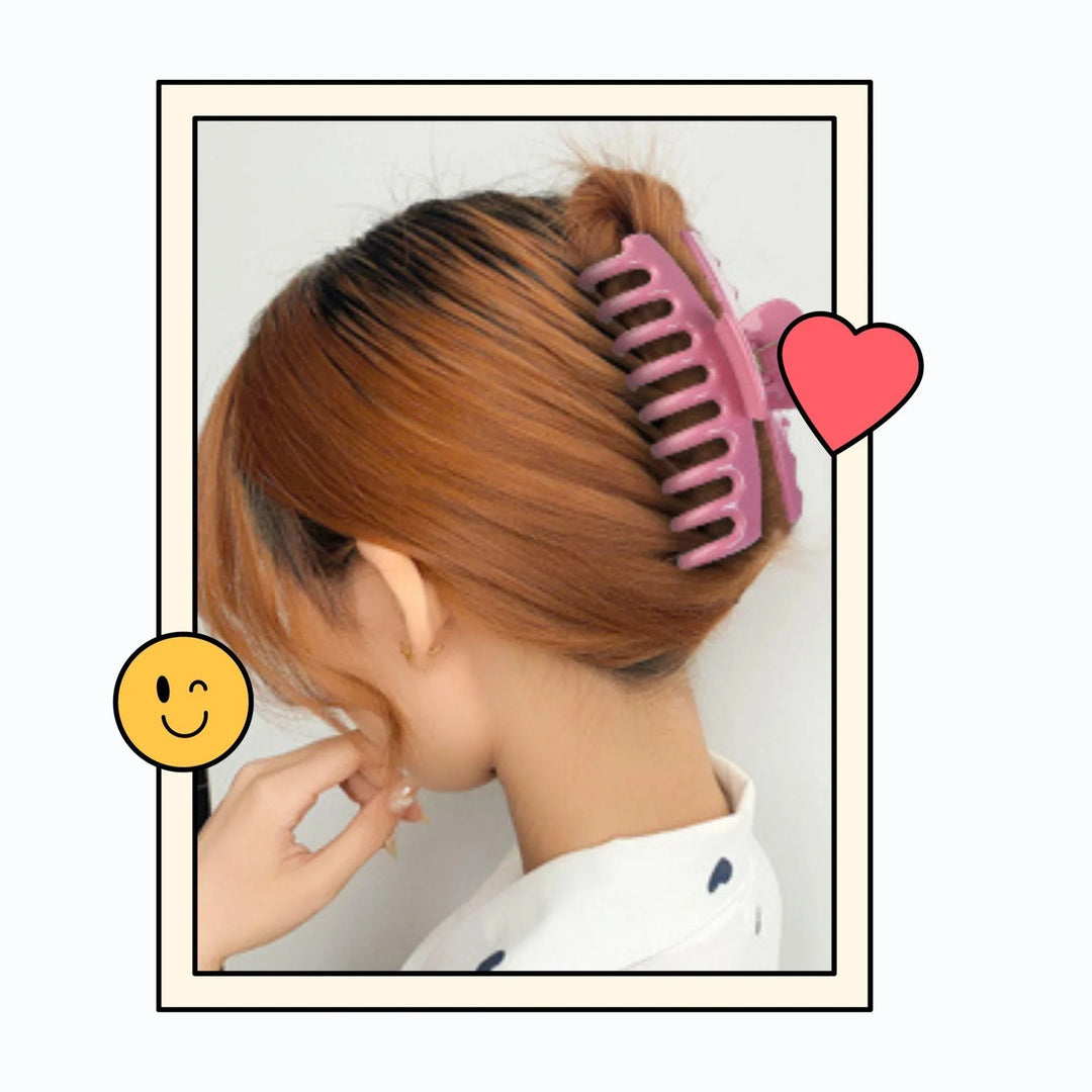 Pale Violet Red Hair Claw Clip - Kofi Kreations