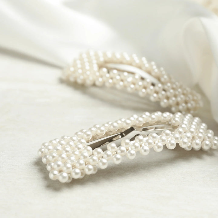 Pearl Hair Clips - Kofi Kreations