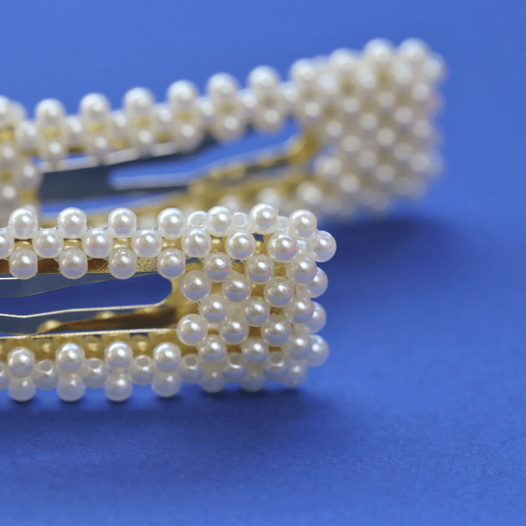 Pearl Hair Clips - Kofi Kreations