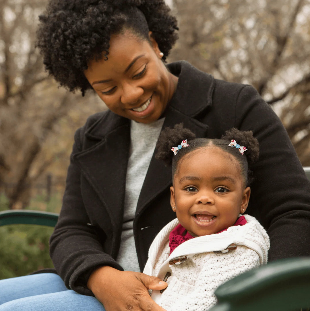 Pink Doughnut Hair Bows - Kofi Kreations