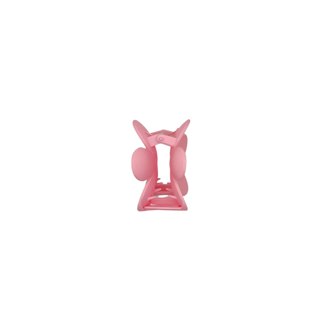 Pink Flower Hair Claw - Kofi Kreations