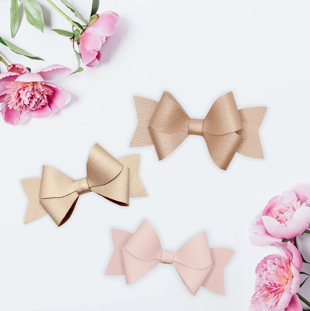 Pink Persephone Hair Bow - Kofi Kreations