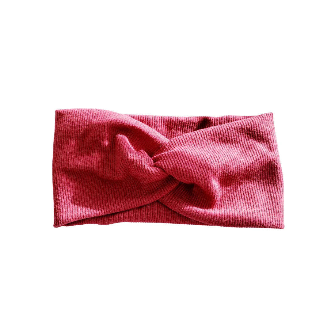 Red Twist Knot Headband - Kofi Kreations