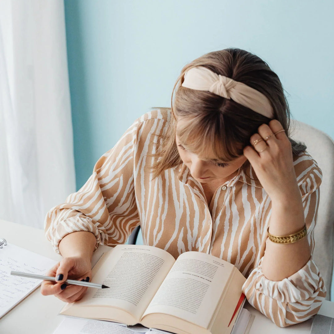 Rosy Brown Top Knot Headband - Kofi Kreations