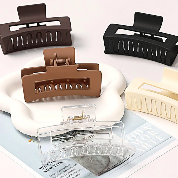 Salmon Box Hair Claw Clip - Kofi Kreations