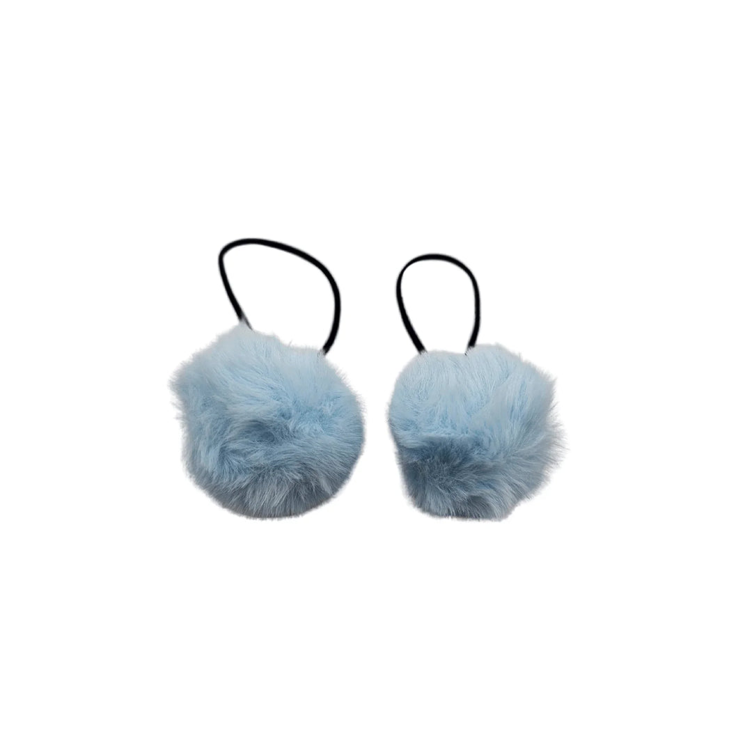 Small Pom Pom Hair Ties - Kofi Kreations